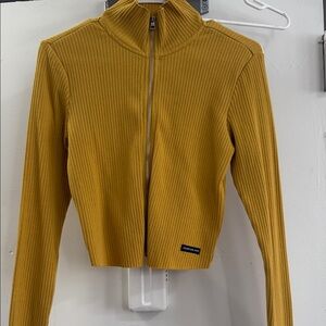 Calvin Klein Mustard Ribbed Jacket